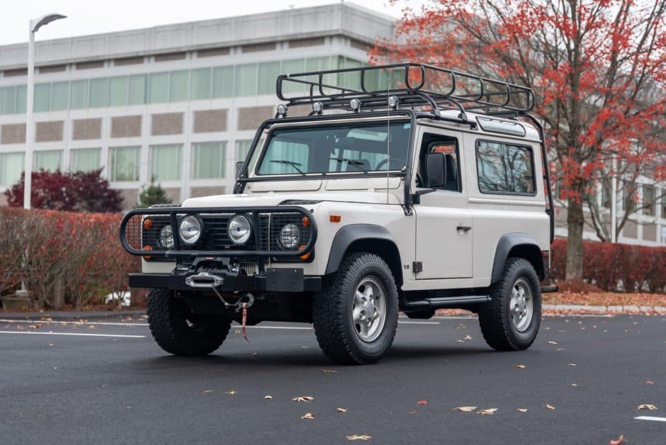 1997 Land Rover Defender 90 NAS sold for $66,500