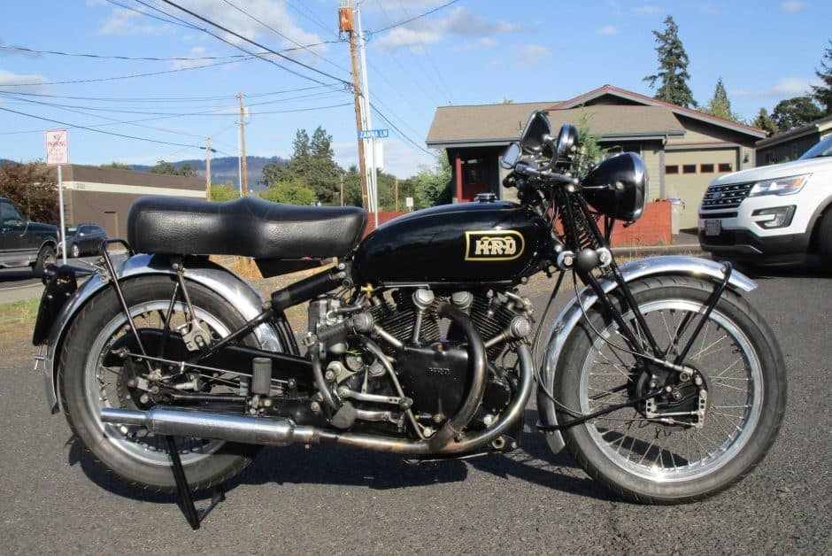 1949 Vincent Rapide sold for $41,000