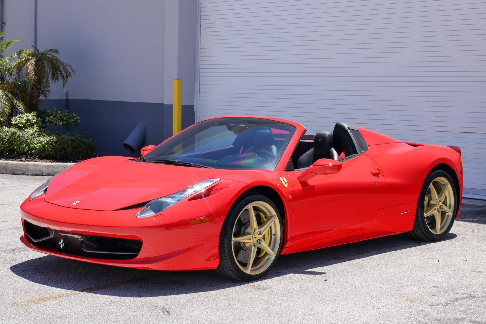 2013 Ferrari 458 sold for $192,000