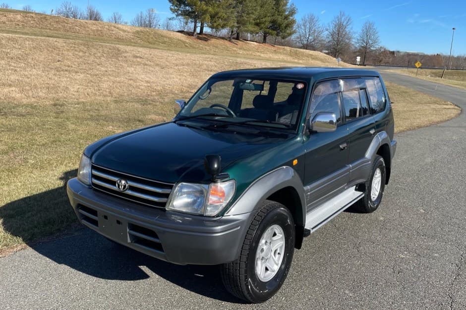 1996 Toyota Land Cruiser Prado 90-Series sold for $15,500