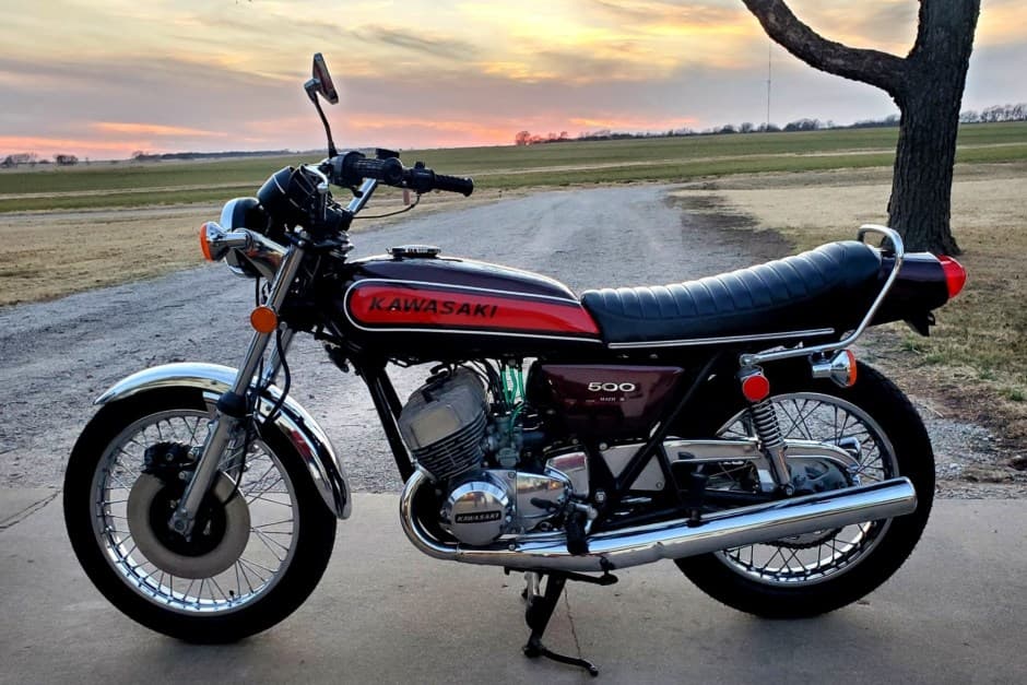1974 Kawasaki H1 Mach III sold for $10,500