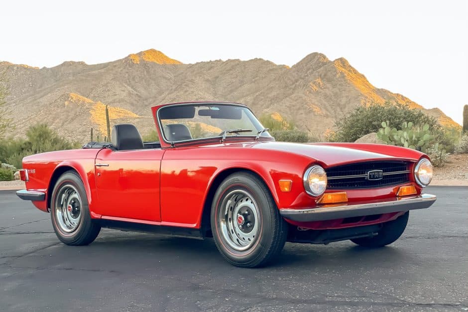 1969 Triumph TR6 sold for $13,300