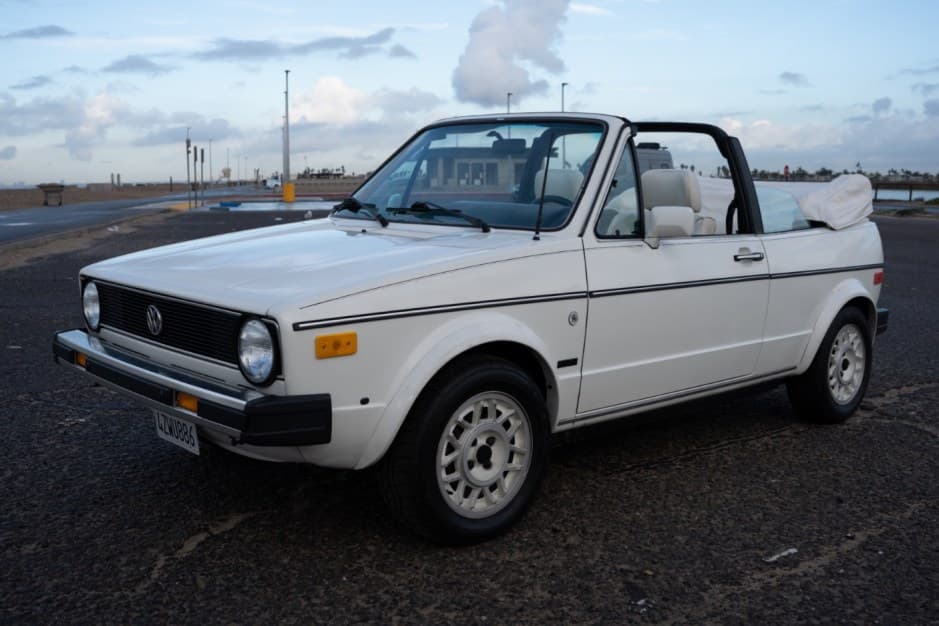 1987 Volkswagen Golf/Rabbit Cabriolet sold for $13,250