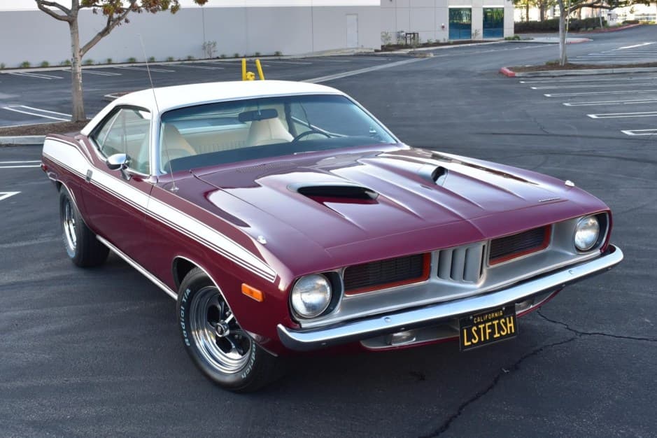 1974 Plymouth Barracuda sold for $31,000