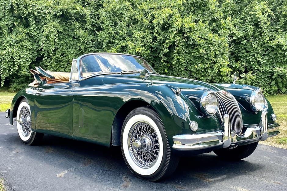 1958 Jaguar XK150 sold for $125,000