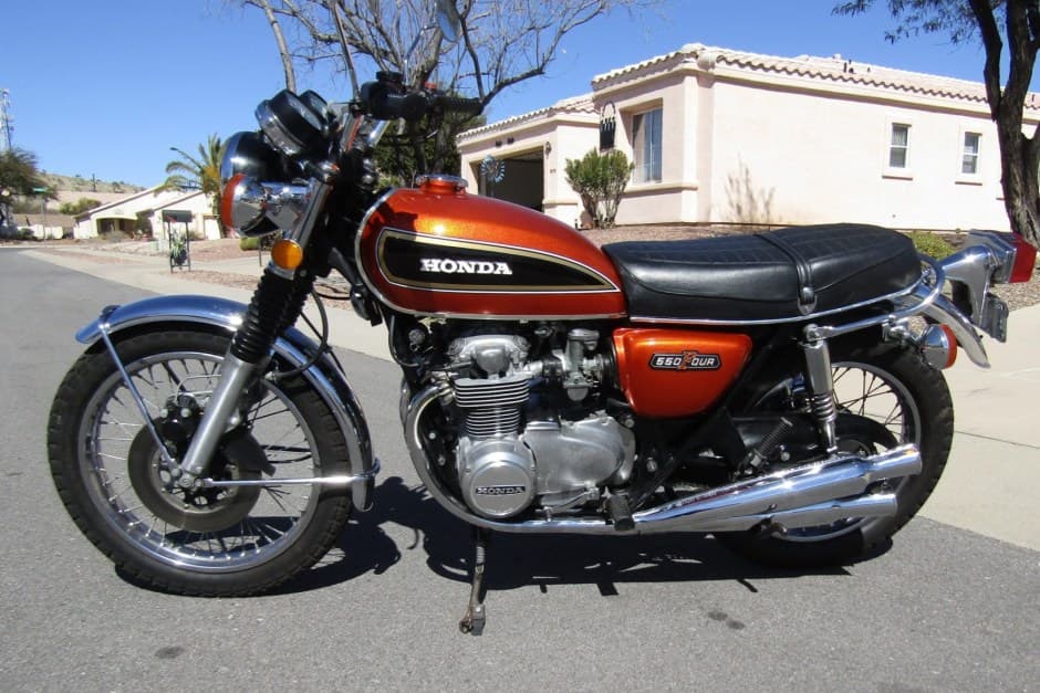 1975 Honda CB500 Four & CB550 sold for $5,750