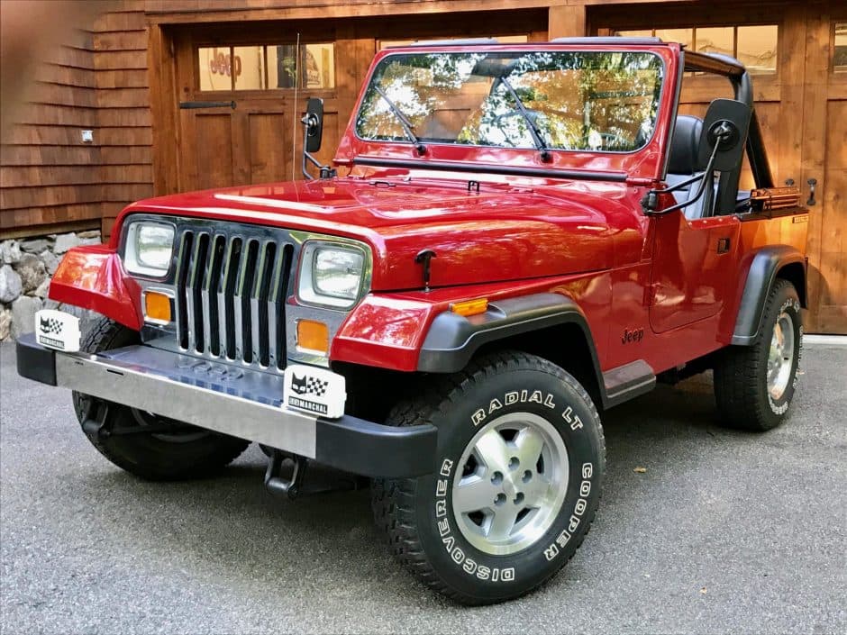 1987 Jeep Wrangler YJ (1987-1995) sold for $27,750