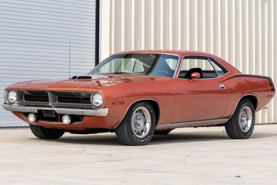 1970 Plymouth Barracuda sold for $72,000