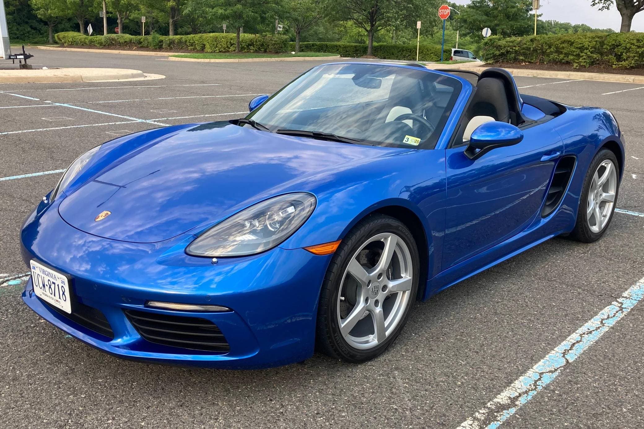 2018 Porsche 718 Boxster sold for $48,250