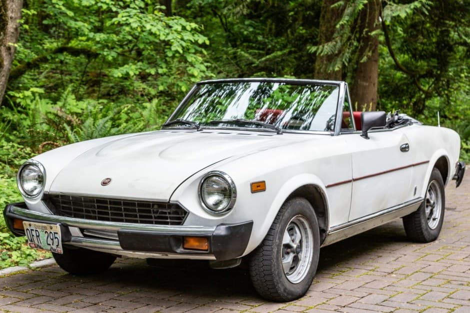 1979 Fiat 124 Spider (1966-1985) sold for $5,800