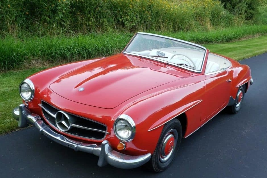 1963 Mercedes-Benz 190SL sold for $59,501