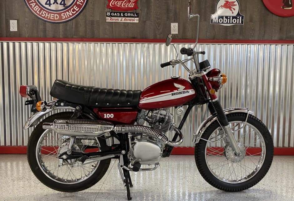 1970 Honda CB100 & CL100 sold for $6,201