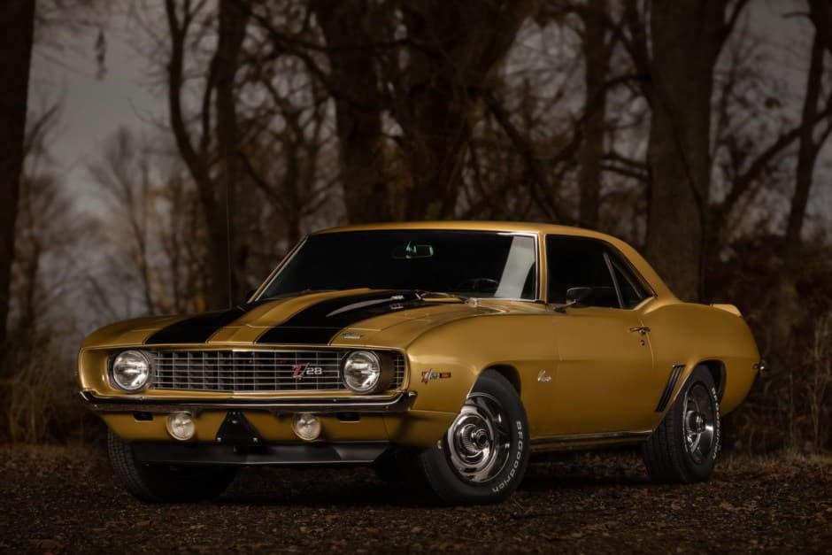 1969 Chevrolet Camaro 1st Generation 1967-1969 sold for $95,000