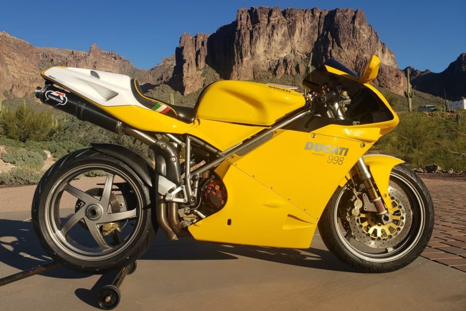 2002 Ducati 998 sold for $9,900