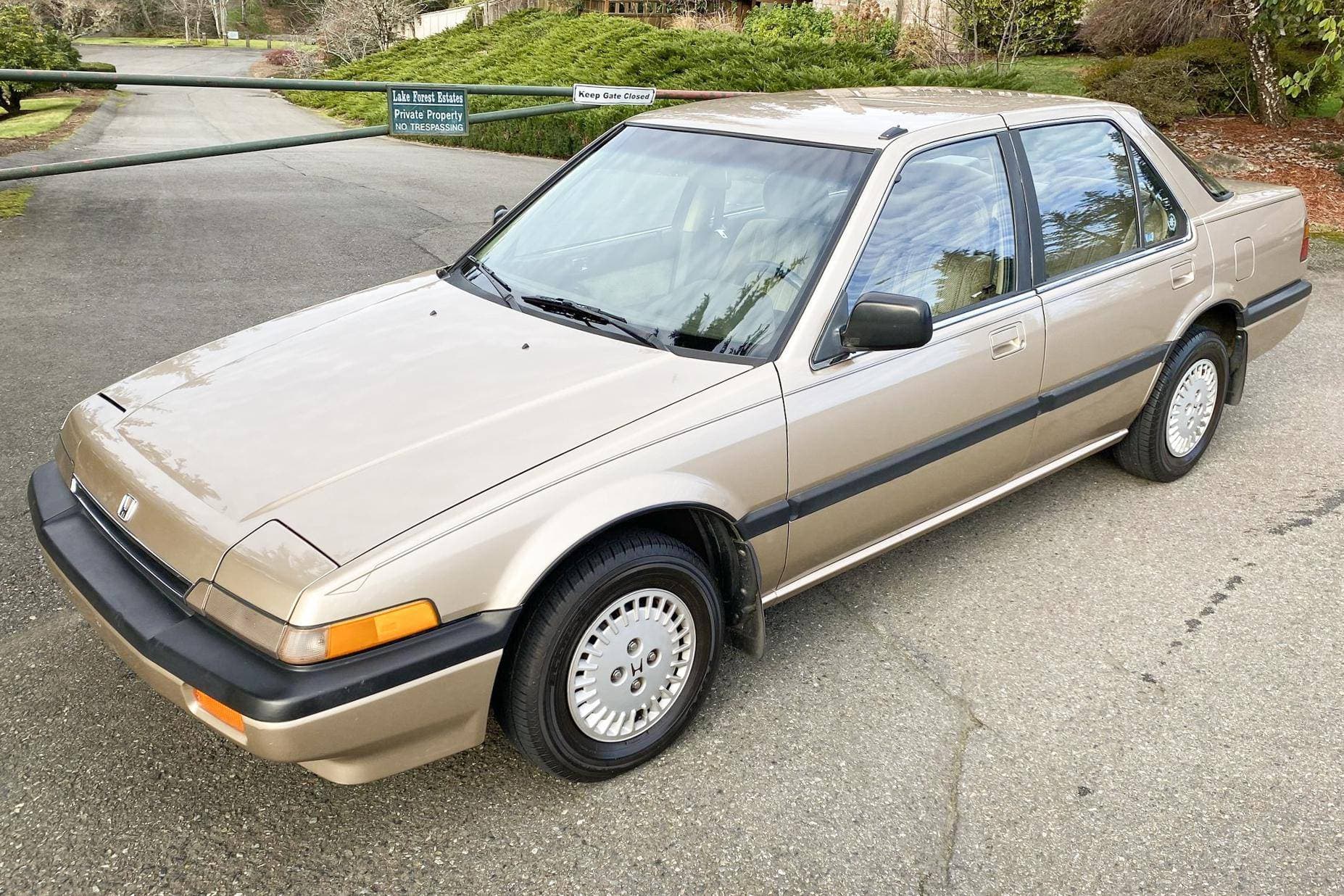 1987 Honda Accord sold for $2,900