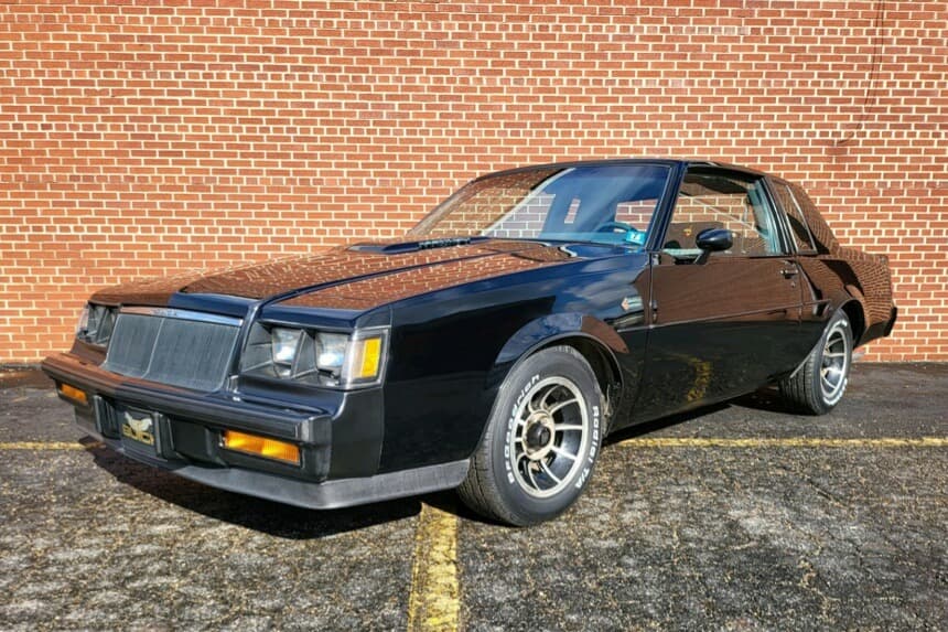 1985 Buick Grand National sold for $25,750