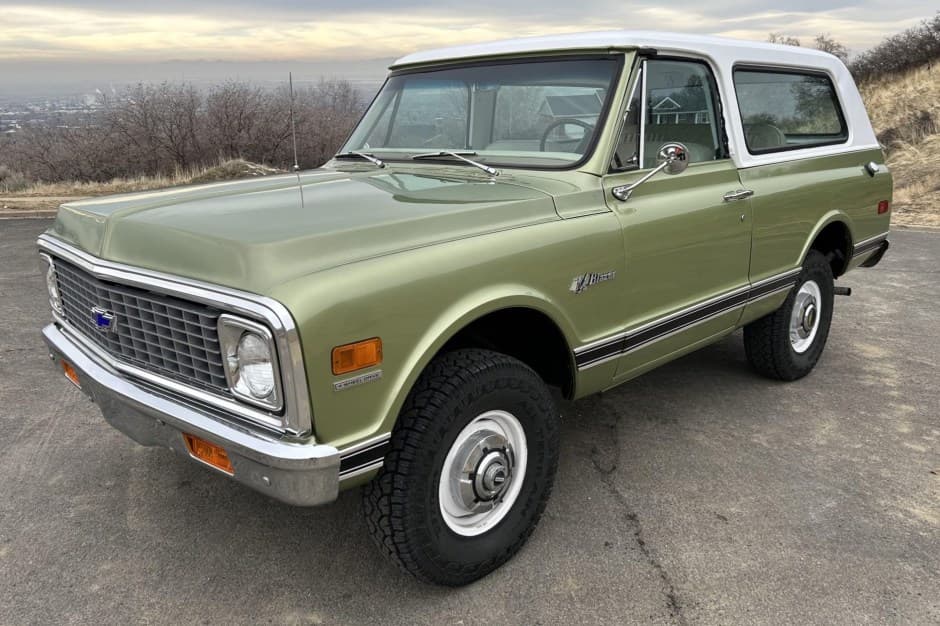 1971 Chevrolet K5 Blazer 1969-1972 sold for $63,500