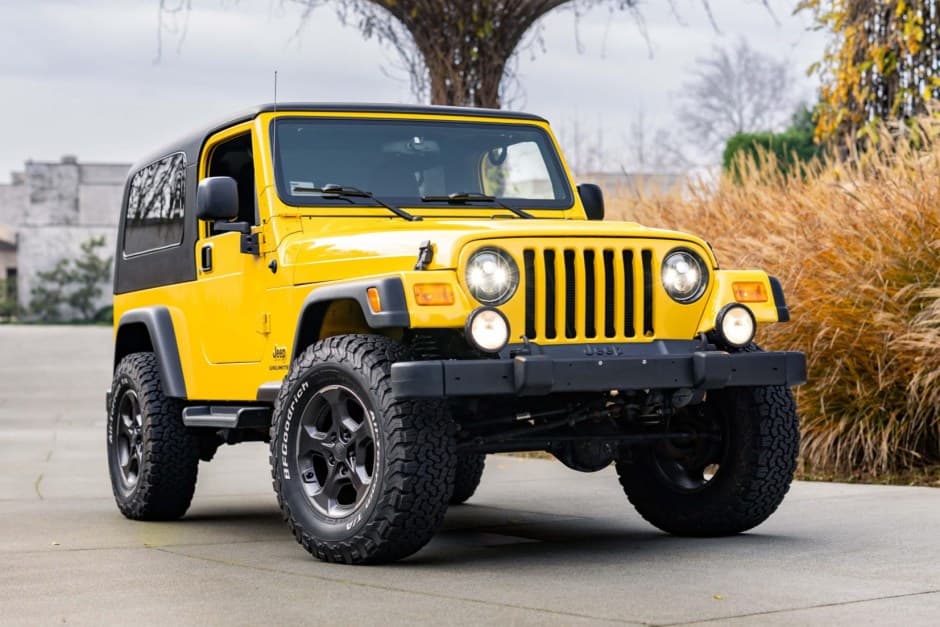 2004 Jeep Wrangler TJ (1997-2006) sold for $26,500