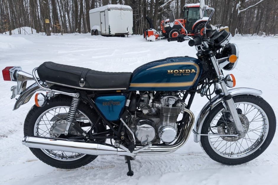 1977 Honda CB500 Four & CB550 sold for $10,800