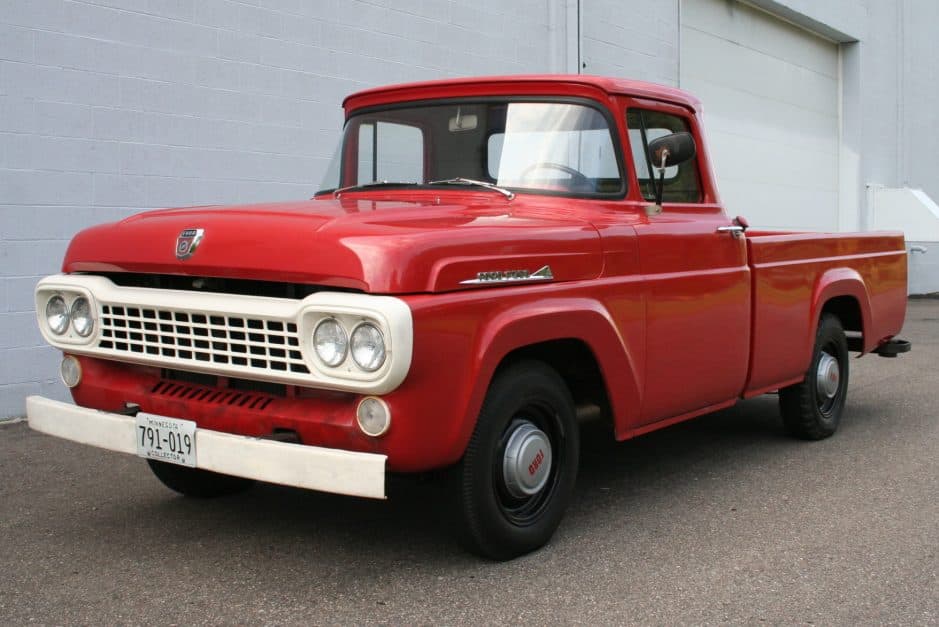 1958 Ford F-Series 1957-1960 sold for $14,750