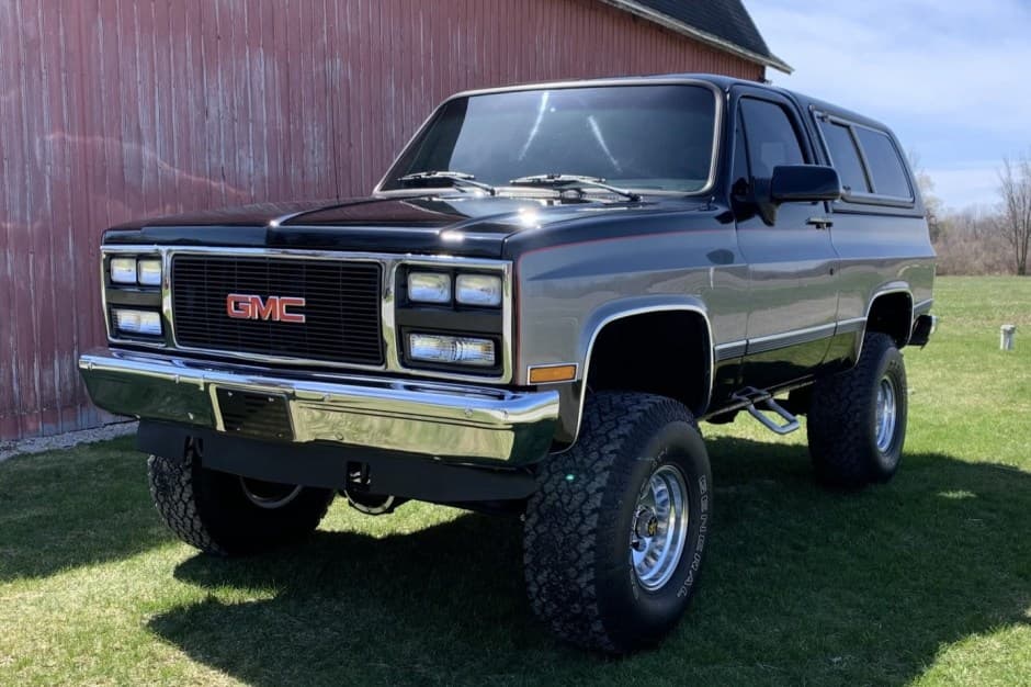 1991 GMC Jimmy (1973-1991) sold for $33,500