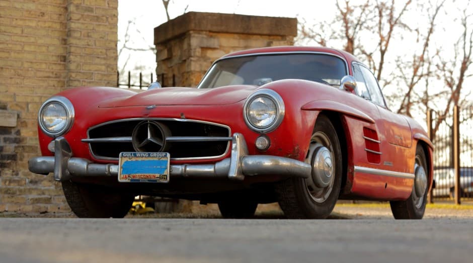 1956 Mercedes-Benz 300SL Gullwing & Roadster sold for $1,100,000