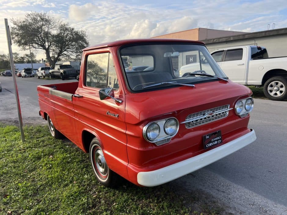 1961 Chevrolet Corvair Rampside and Loadside Pickup sold for $19,000