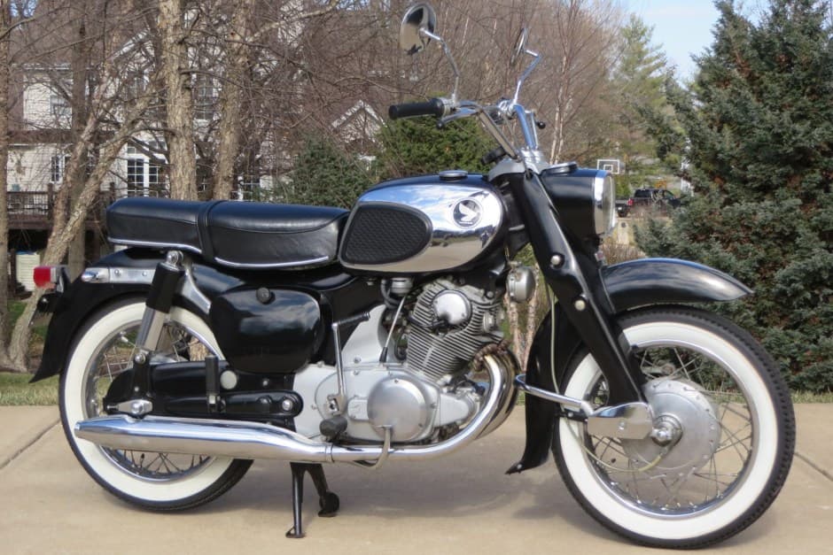 1968 Honda Dream, CB77 Super Hawk, & CL77 Scrambler sold for $4,250