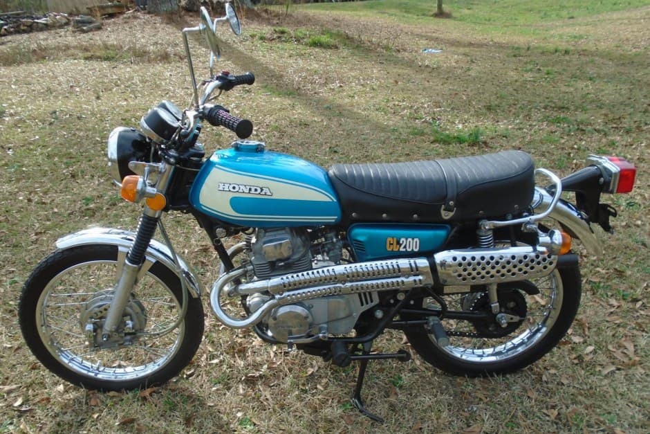 1974 Honda CB200 & CL200 sold for $4,500