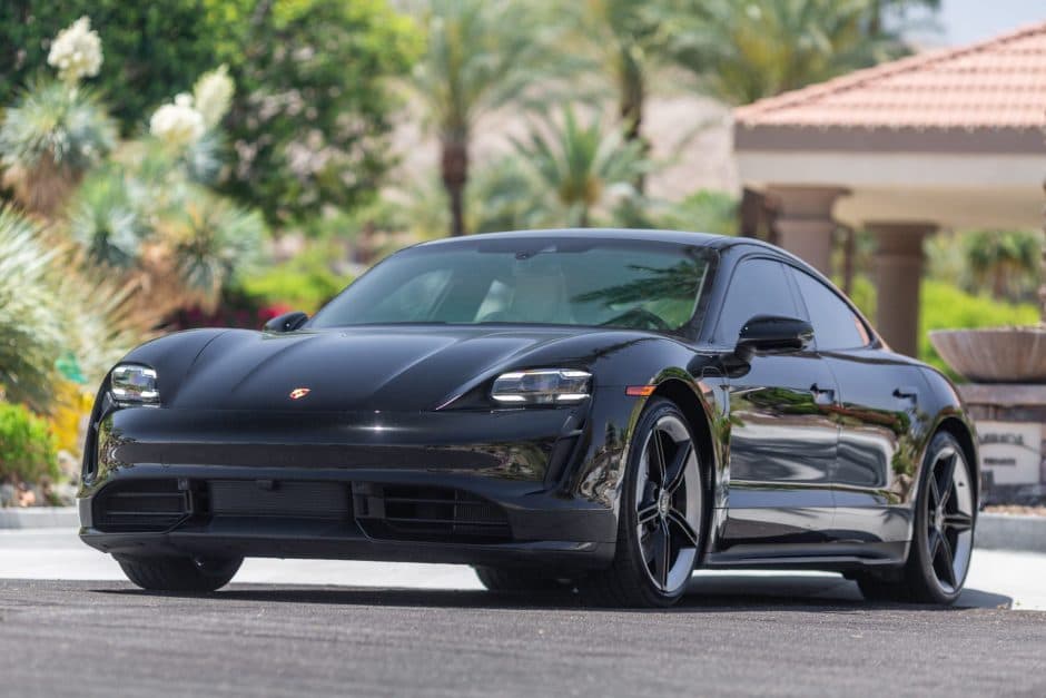2020 Porsche Taycan sold for $126,558