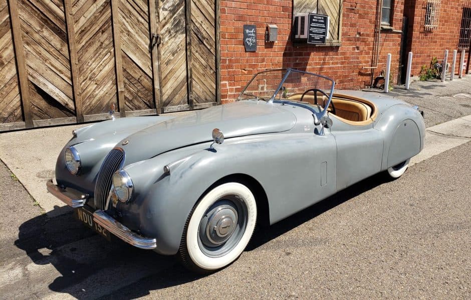 1953 Jaguar XK120 sold for $72,000