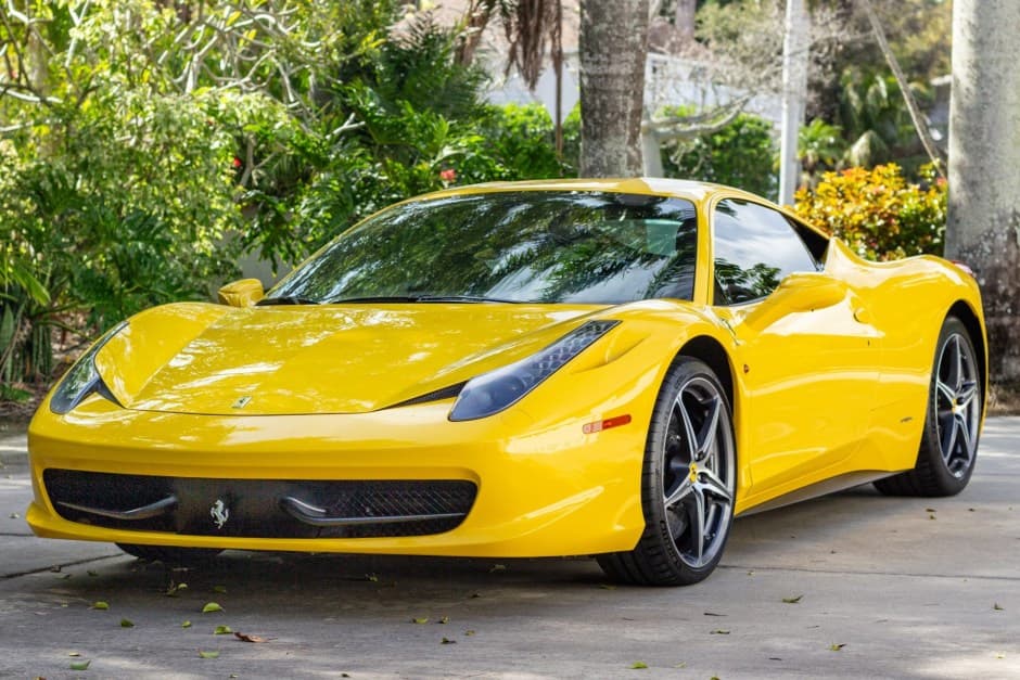 2011 Ferrari 458 sold for $192,000