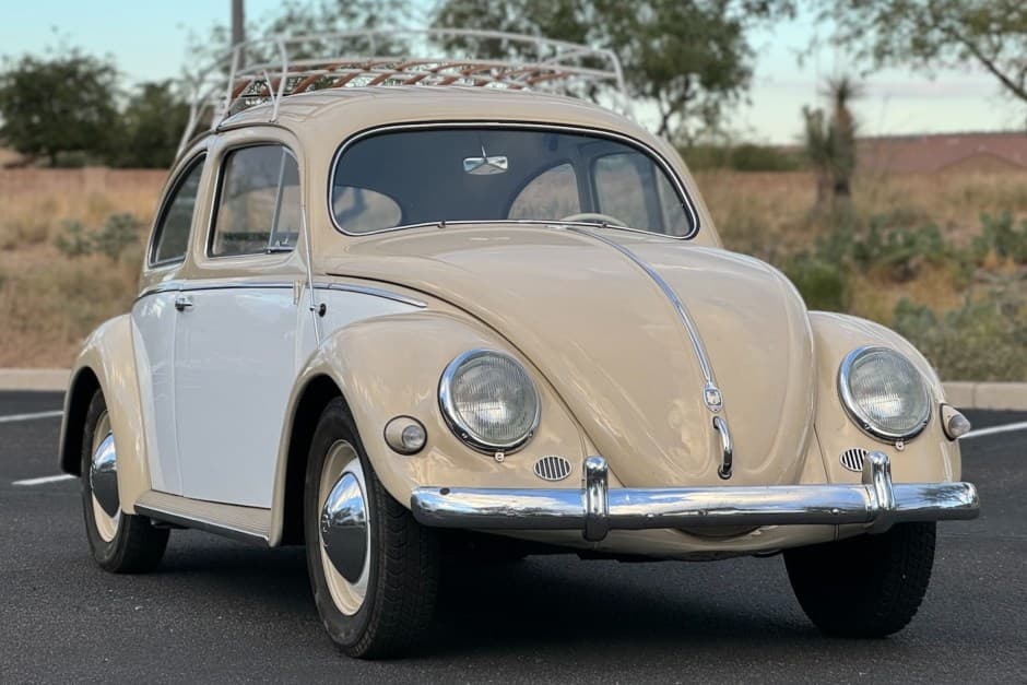 1956 Volkswagen Beetle (Oval Window) sold for $14,250
