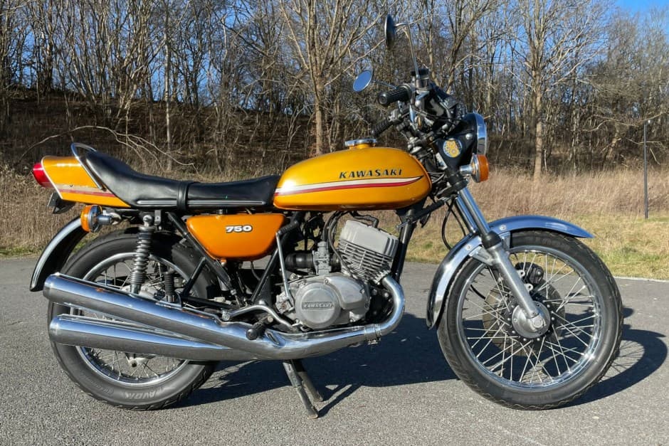 1973 Kawasaki H2 Mach IV sold for $19,000