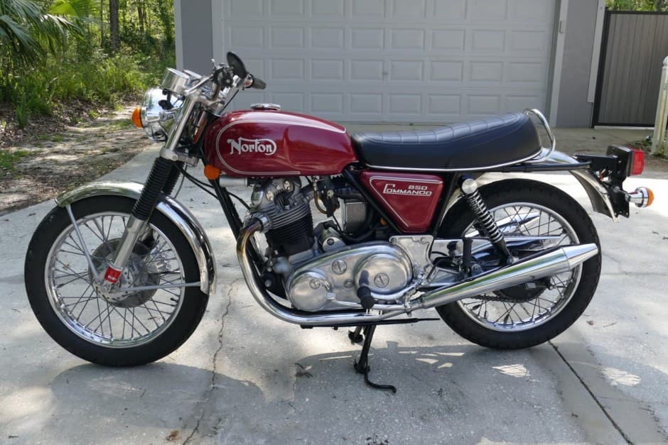 1974 Norton Commando sold for $10,500
