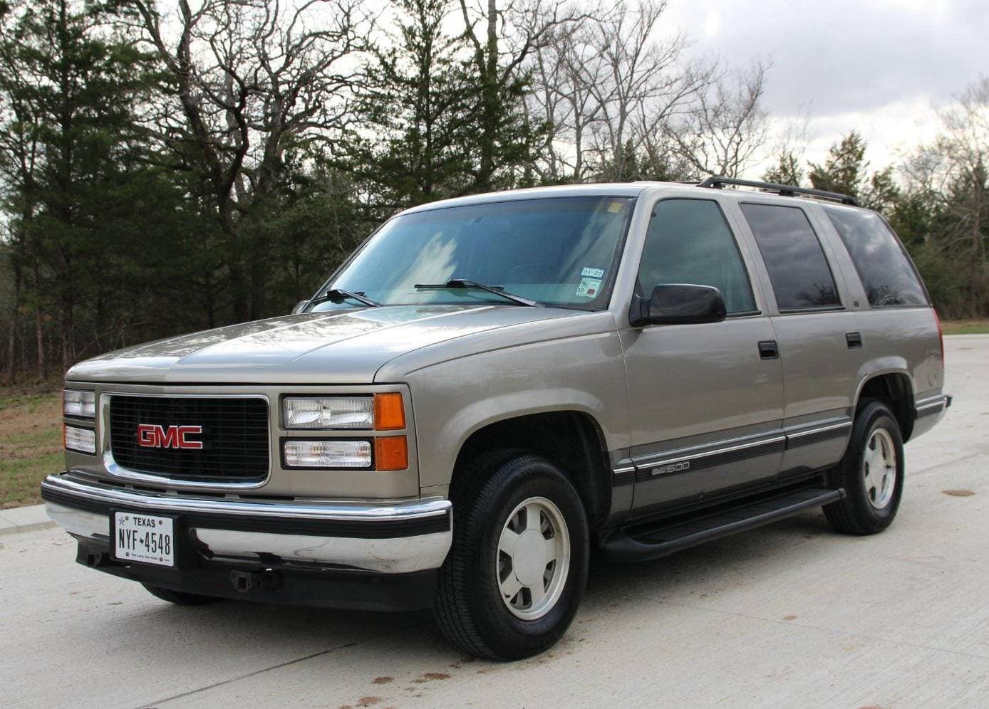 1999 GMC Yukon sold for $9,999