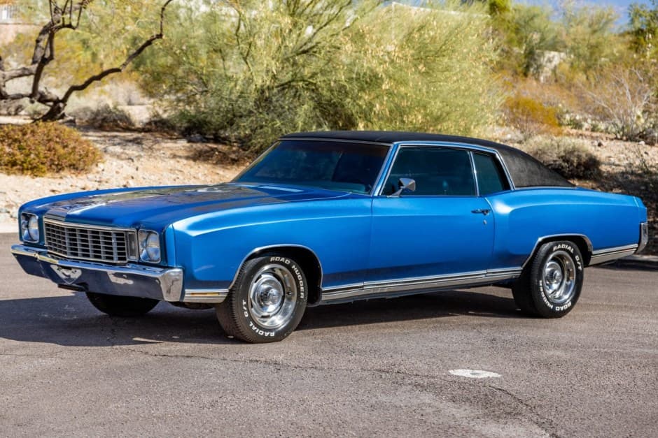 1972 Chevrolet Monte Carlo sold for $21,500