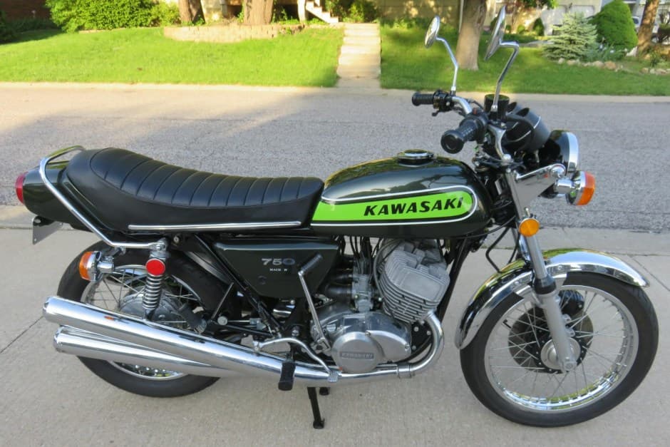 1974 Kawasaki H2 Mach IV sold for $17,500