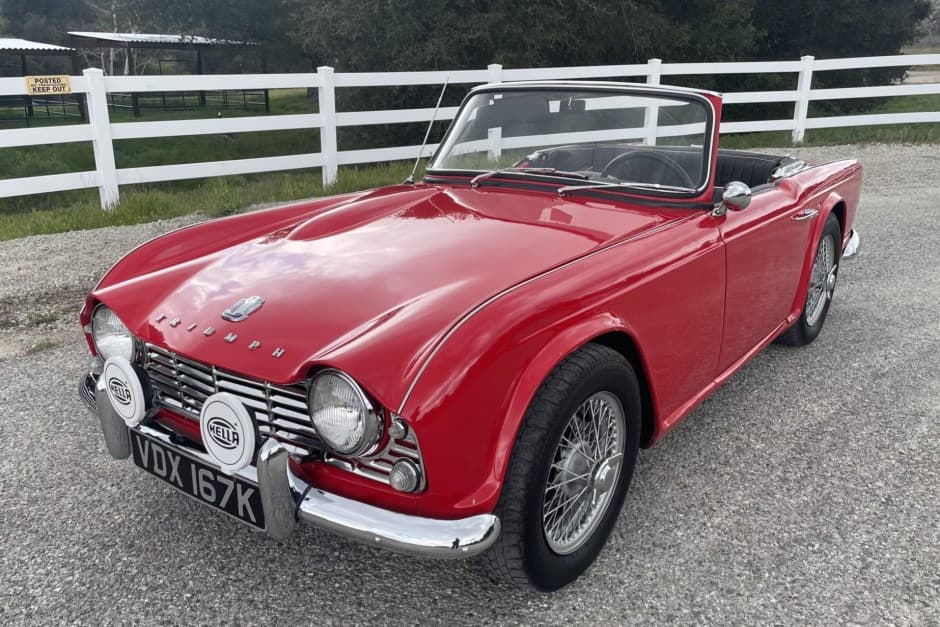 1963 Triumph TR4 sold for $24,000