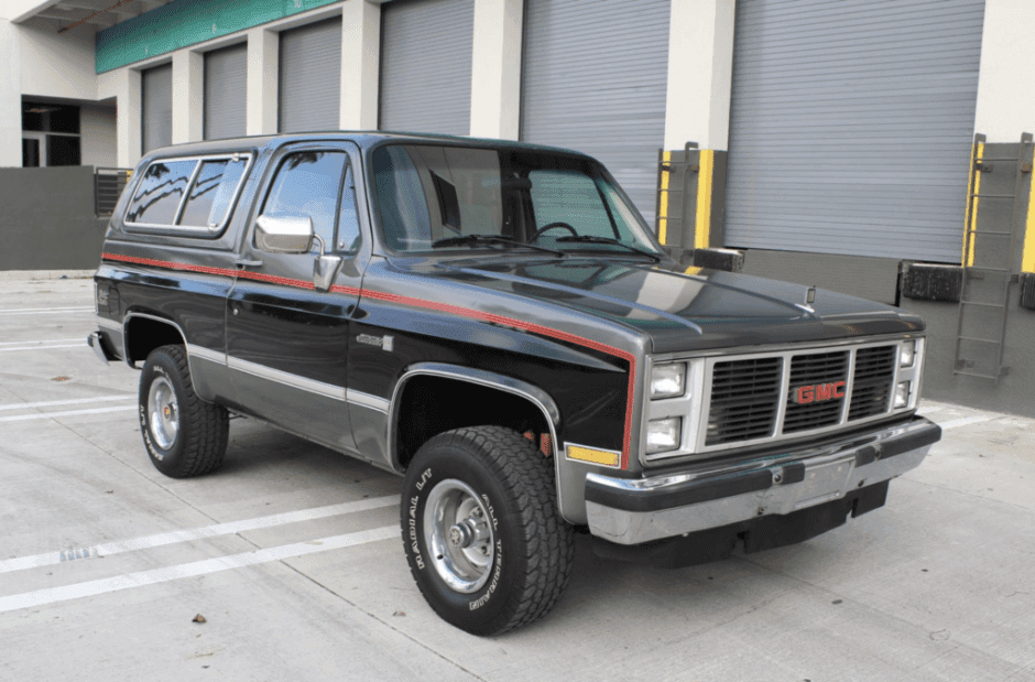 1987 GMC Jimmy (1973-1991) sold for $11,250