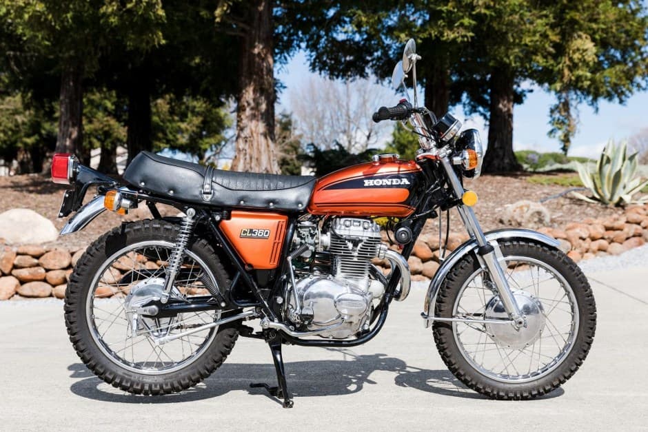 1974 Honda CB360 & CL360 sold for $5,200