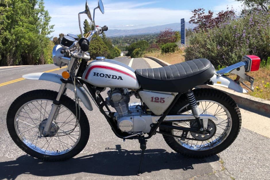 1972 Honda SL Motosport sold for $3,200