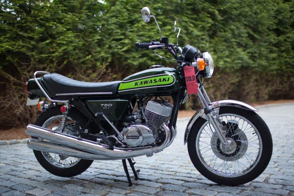 1974 Kawasaki H2 Mach IV sold for $20,000