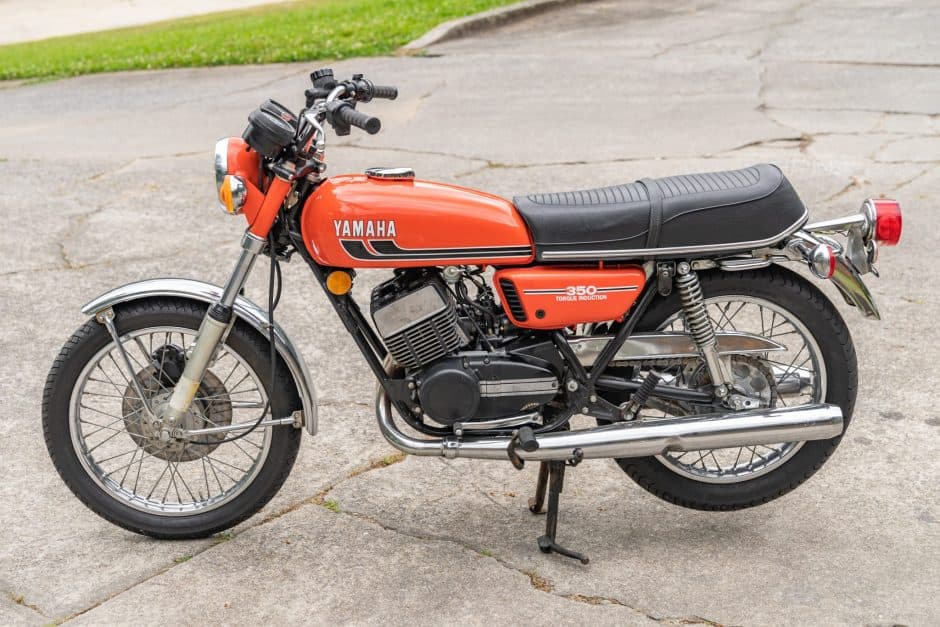 1974 Yamaha RD sold for $4,200