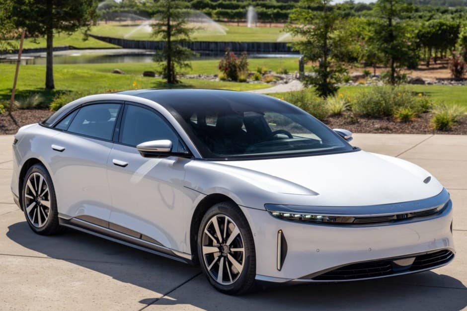 2022 Lucid Air sold for $75,500