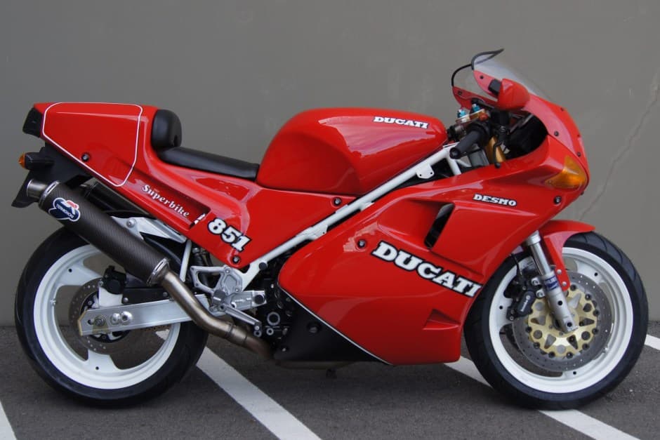 1990 Ducati 851 sold for $24,750