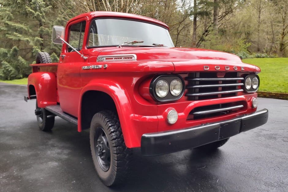 1958 Dodge Power Wagon sold for $22,500
