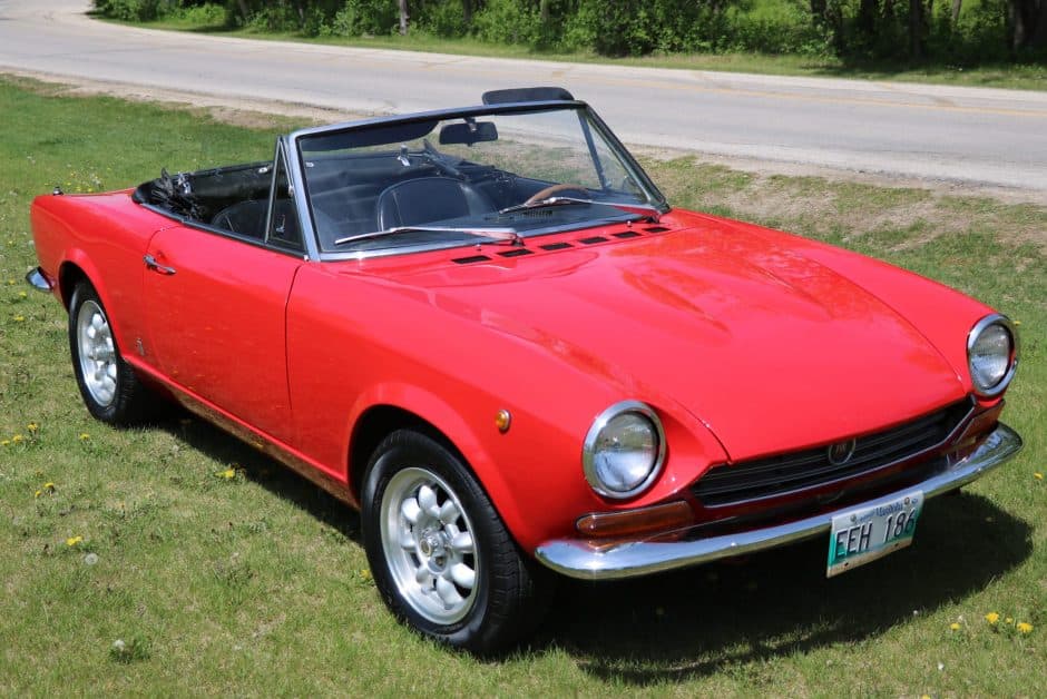 1967 Fiat 124 Spider (1966-1985) sold for $20,250