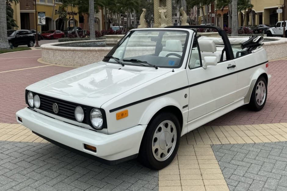 1992 Volkswagen Golf/Rabbit Cabriolet sold for $37,250