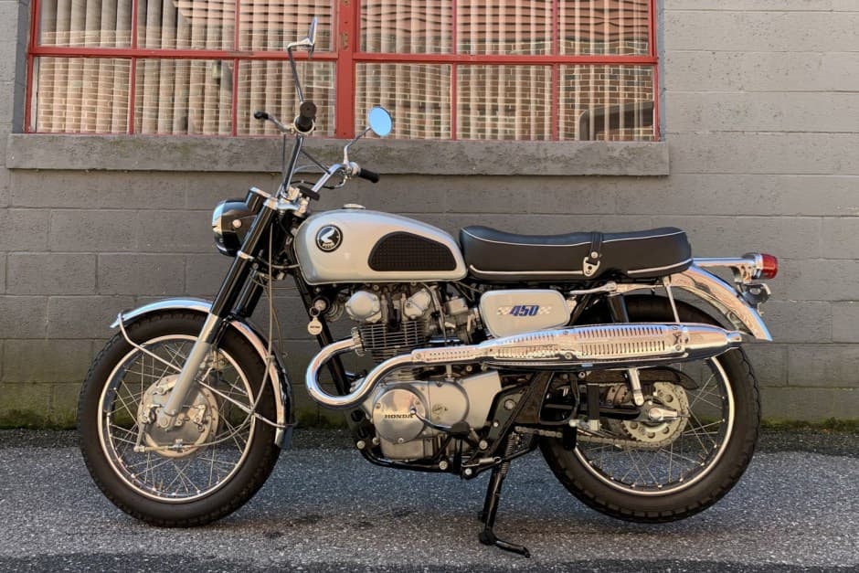 1967 Honda CB450, CL450, & CB500 Twin sold for $18,500
